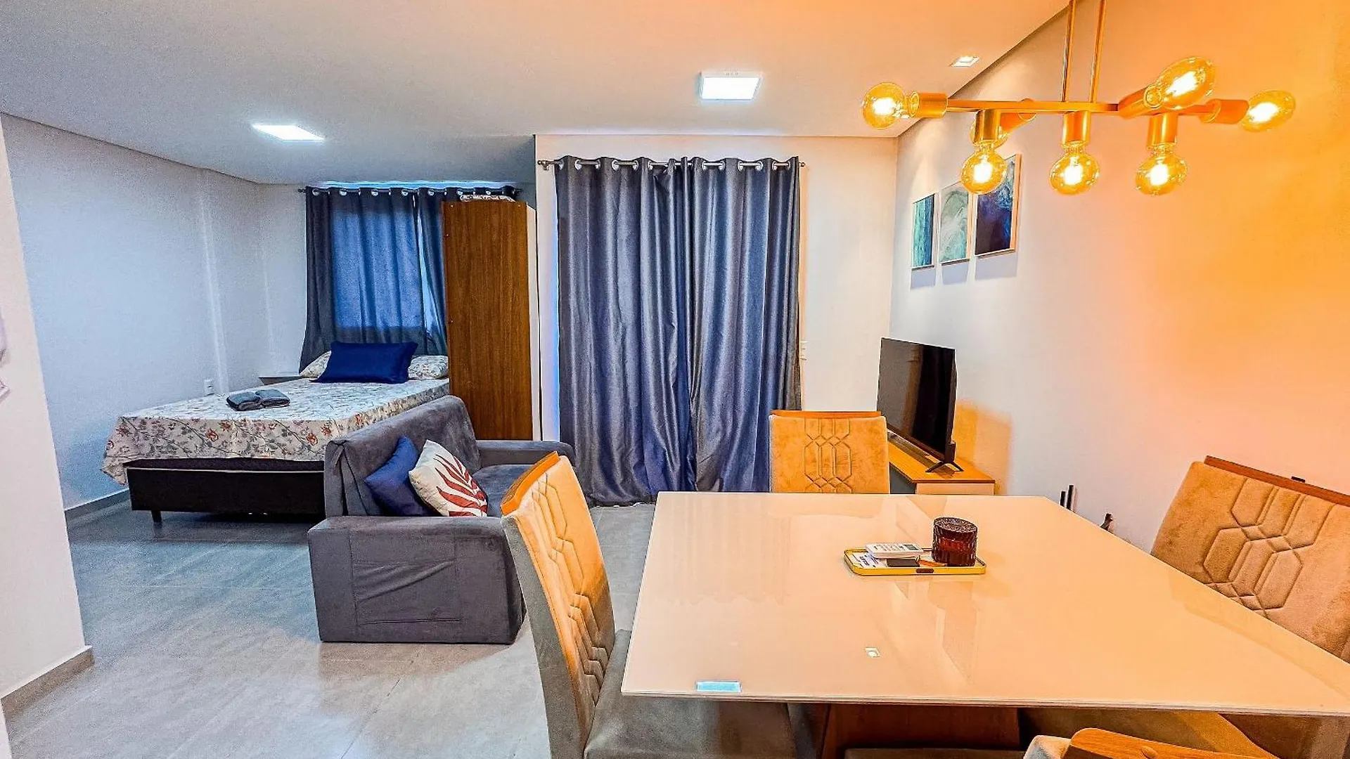 Flat/Studio Excelente Localizacao Em Brusque Apartamento
